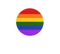 Rainbow Flag Round Diatomaceous Earth Coaster, Natural And Environmentally Friendly, Moisture Absorbing And Moisture-Proof