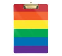 Rainbow Flag Striped Pattern Cute Storage Boxes For Women Acrylic Cute Teacher Mandatory For Elementary Grade Size 9x12