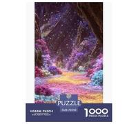 Rainbow Floral Bus Puzzles 1000 Piece Challenge Toy Adults And over 12 Years Old Puzzle Game Educational Challenge Relaxing Play Home Decoration Gift 70x50cm/1000pcs