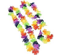 Rainbow Flower Hawaiian Assorted Accessory - 4-Piece Set - Vibrant Floral Fashion Accents
