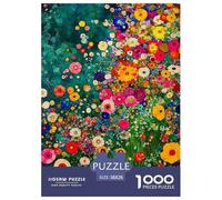 Rainbow Flower Puzzle 1000 Pieces for Adults Family Entertainment Hobby Durable Strong Fit 38x26cm/1000pcs