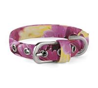 Rainbow Flower Sea Dog Collar Quick Release Buckle for Easy on Off. Cat Collar - Adjustable Comfortable.Oxford Cloth Pet Collar for Small Medium Dog and Cat.