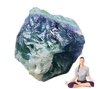 Rainbow Fluorite - Uncut Healing Mineral, Rough Spiritual Rock, Natural Energy Crystal | Rare Colorful Reiki Charged Crystal, Protective Purifying Vibrational Stone Jewelry, Gridwork, Display