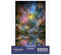 Rainbow Forest Puzzles 1000 Piece Challenge Toy Adults And Children Impossible Jigsaw Puzzle Educational Challenge Leisure Activity Home Decoration Gift 38x26cm/1000pcs