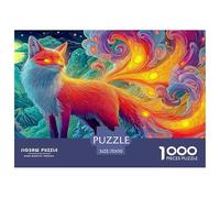 Rainbow Fox 1000 Piece Adults Puzzle Kids Age Gifts Gifts Birthday Difficult Impossible Challenging & Brainteasing 70x50cm/1000pcs