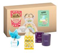 Rainbow Friend Fill Your Heart With Rainbows Gift Treat Box W/Candle Bundle