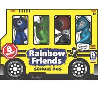 Rainbow Friends - Mini Figures Pack of 8 - School Bus
