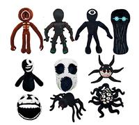 Rainbow Friends Plush Doll Set - Roblox Game Gift for Boys & Girls, Stuffed Toy, Dark Series