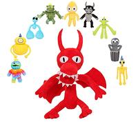 Rainbow Friends Plush Toys - Roblox Game Characters, Anime Throw Pillow Decor for Boys & Girls, Soft Stuffed Plush Toy