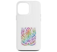 Rainbow Frog Skeleton Floral Cottagecore Pastel Design Case for iPhone 13 Pro Max