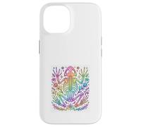 Rainbow Frog Skeleton Floral Cottagecore Pastel Design Case for iPhone 14