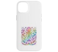 Rainbow Frog Skeleton Floral Cottagecore Pastel Design Case for iPhone 14 Plus