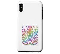 Rainbow Frog Skeleton Floral Cottagecore Pastel Design Case for iPhone XS Max