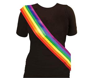 Rainbow Gay Pride LGBT Sash Fancy Dress Accessory