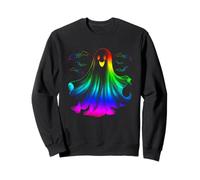 Rainbow Ghost LGBT Gay Pride Lesbian Halloween Costume Sweatshirt