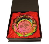 Rainbow Glass Ashtray by Raw