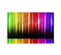 Rainbow Glitter, 1000 Pieces Jigsaw Puzzles, Wooden Jigsaw Family Game Wall Decor for Adults Teens