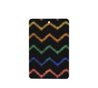 Rainbow Glitter Pattern On Black Car Air Freshener | 4 Pcs Hanging Scented Cards Fragrance Scented Cards For Car