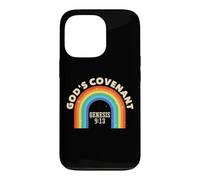 Rainbow God's Covenant Genesis 9:13 Bible Christian Lover Case for iPhone 13 Pro