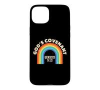 Rainbow God's Covenant Genesis 9:13 Bible Christian Lover Case for iPhone 15 Plus