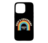 Rainbow God's Covenant Genesis 9:13 Bible Christian Lover Case for iPhone 15 Pro Max