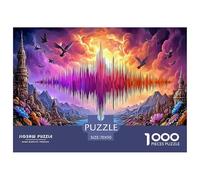Rainbow Gradient 1000-Piece Color Challenge - A Abstract Jigsaw for Adults, Color Theorists & Patient Teens. Sorted Only by Hue, This Is A Pure Test of Visual Perception.