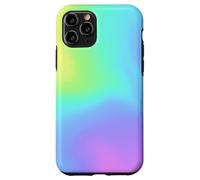 Rainbow Gradient Abstract Colorful Aura Swirl Case for iPhone 11 Pro