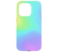 Rainbow Gradient Abstract Colorful Aura Swirl Case for iPhone 15 Pro