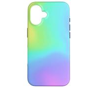 Rainbow Gradient Abstract Colorful Aura Swirl Case for iPhone 16