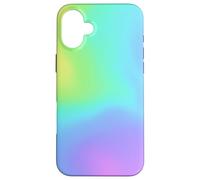 Rainbow Gradient Abstract Colorful Aura Swirl Case for iPhone 16 Plus
