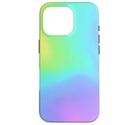 Rainbow Gradient Abstract Colorful Aura Swirl Case for iPhone 16 Pro