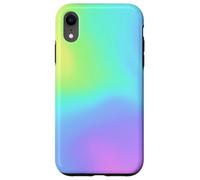 Rainbow Gradient Abstract Colorful Aura Swirl Case for iPhone XR