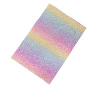 Rainbow Gradient Ironing Mat for Bead Craft - Glitter Sequin Fuse Beads Heat Transfer Pad, Smooth Non-Slip Crafting Sheet for Creative Art Projects, Durable Work for Home Studio, Classroom Act