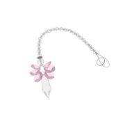 Rainbow Guardian Angel Crystal Glass Suncatcher Pendants Window Hanging Decor Ornament for Home Car Decoration(Pink)