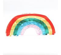 Rainbow Hair Ties, Fun Claw Clip, Pride Accessories, Unique Hair Clips, Colorful Claw Clips, Resin,Pride Gifts For Friend Or Family,Valentine’s Gifts, Spring Claw Clips