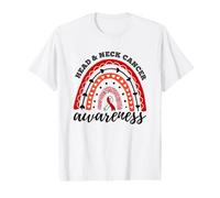 Rainbow Head & Neck Cancer Awareness Value Graphic T-Shirt