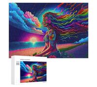 Rainbow Healing Goddess: Holiday-Season Gift, 300 PCS Displayable Picture Puzzle - to Assemble, Frame And Display