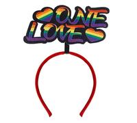 Rainbow Heart Headband Comfortable Costume Hairband Headpieces Adds Fun To Any Outfit Suitable For Fashion Enthusiasts Vibrant Headwear