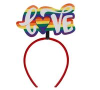 Rainbow Heart Headband Comfortable Costume Hairband Headpieces Adds Fun To Any Outfit Suitable For Fashion Enthusiasts Vibrant Headwear