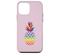 Rainbow Heart Pineapple - Pride Queer Gay Bi CSD Party LGBTQ Case for iPhone 12 mini