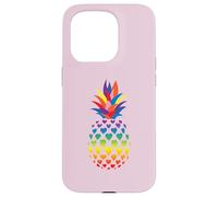 Rainbow Heart Pineapple - Pride Queer Gay Bi CSD Party LGBTQ Case for iPhone 15 Pro