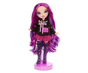 Rainbow High 575788EUC Fashion Collectable Toy for Kids-with 2 Outfits to Mix and Match and Doll Accessories-Gift for Children, EMI Vanda-Orchid, Deep Purple, Ages 6-12 Years Old,