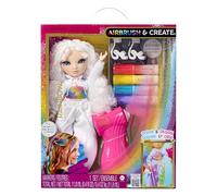 Rainbow High Air Brush & Create - 1 DIY Fashion Doll with Airbrush Market Kit, Washable Rainbow Markers, Long Hair, Green Eyes, Creative Play for Children 4 to 12+