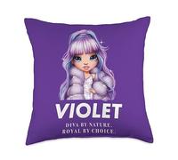 Rainbow High Catchphrase Violet Throw Pillow, 18x18, Multicolor