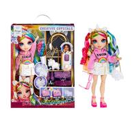 Rainbow High Creative Crystals Amaya - Rainbow 28 cm Fashion Doll with Crystal Accessory Make It Kit, Ring for You, DIY, Crafts, Resin Play, Ideal Present for Kids Ages 8+, NOT EDIBLE