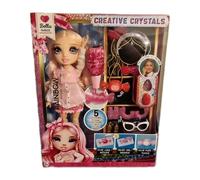Rainbow High Creative Crystals Bella - Pink 28 cm Fashion Doll with Crystal Accessory Make It Kit, Ring for You, DIY, Crafts, Resin Play, Ideal Present for Kids Age 8+, NOT EDIBLE