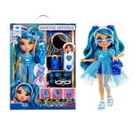 Rainbow High Creative Crystals Skyler - Blue 28 cm Fashion Doll with Crystal Accessory Make It Kit, Ring for You, DIY, Crafts, Resin Play, Ideal Present for Kids Age 8+, NOT EDIBLE