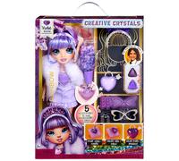 Rainbow High Creative Crystals Violet Willow 11" Fashion Doll DIY Set 121404-EUC