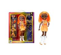 Rainbow High Fashion Doll - MICHELLE ST.CHARLES - Orange Doll - Fashionable Outfit & 10+ Colourful Play Accessories - For Collectors and Kids Age 6+