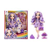 Rainbow High Fashion Doll with Slime & Pet - Violet (Purple) - 28 cm Shimmer Doll with Sparkle Slime, Magical Pet and Fashion Accessories - Kids Toy - Great for Ages 4-12 Years